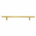 Gliderite Hardware 7 in. Center to Center Satin Gold Solid Steel Bar Pull - 5004-178-SG 5004-178-SG-1